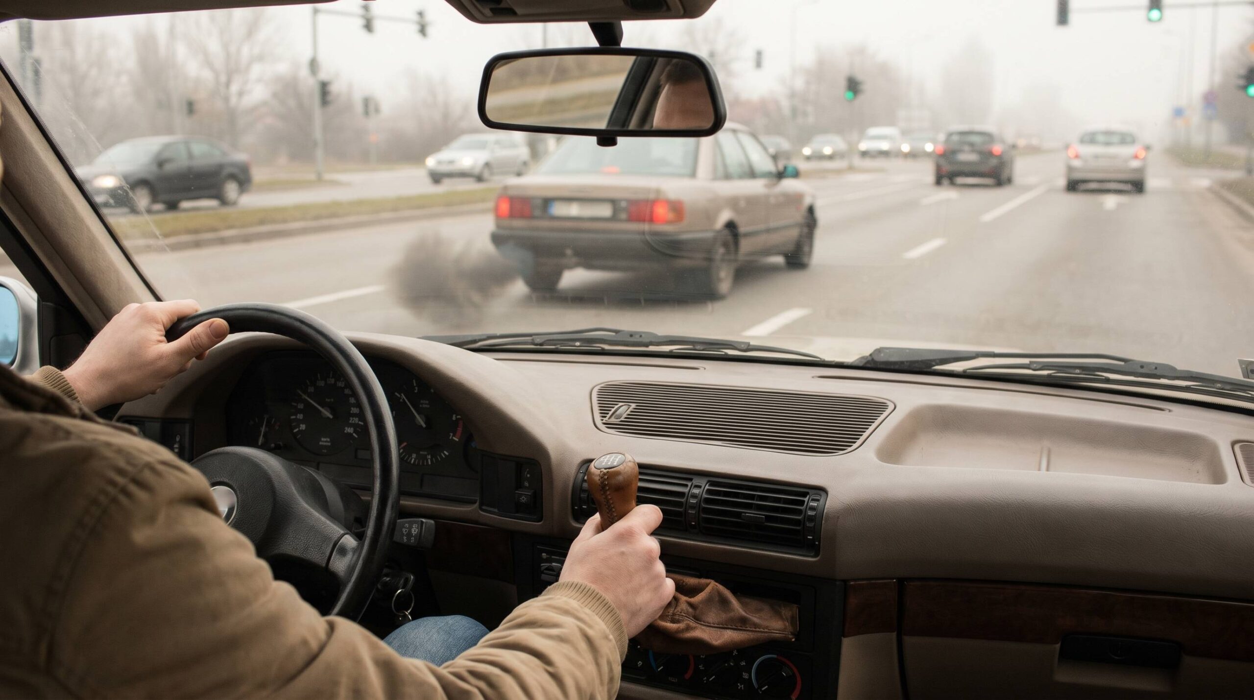Sie fahren ein Kraftfahrzeug mit manuellem Schaltgetriebe welches verhalten belastet die Umwelt