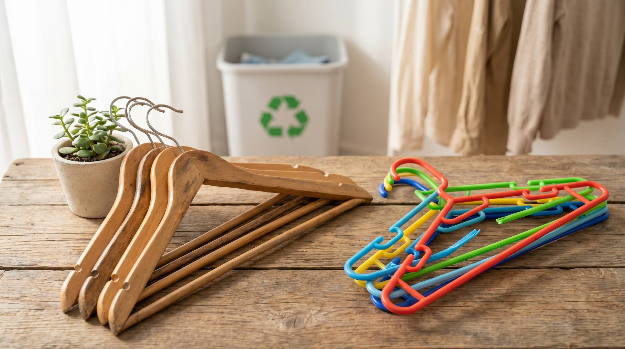 Sind Kleiderbügel aus holz besser für die Umwelt?